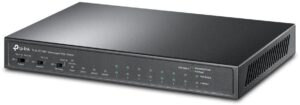 "8-Port 10/100Mbps + 3-Port Gigabit Desktop Switch with 8-Port PoE+ PORT: 8× 10/100 Mbps PoE+ Ports, 2× Gigabit Non-PoE Ports, 1× Gigabit SFP Slots SPEC: 802.3at/af, 124 W PoE Power, Desktop Steel Case FEATURE: Extend Mode for 250m PoE Transmitting, Isolation Mode, PoE Auto Recovery, Plug and Play"
