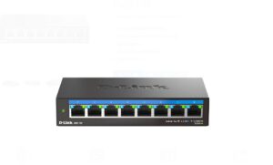 D-LINK DMS-108 UNMANAGED SWITCH 8 PORT, Interfata: 8 x 10/100Mbps/1G/2.5G, Auto MDI/MDIX, Capacitate Switch 40 Gbps, Packet Forwarding Rate: 29.76 Mpps, Dimensiuni: 145 x 82 x 28 mm, Greutate: 343g