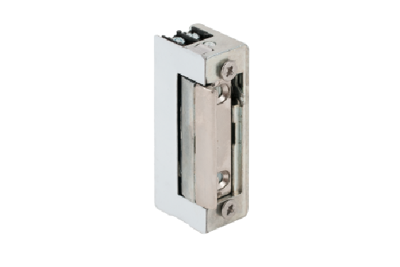 Yala electromagnetica incastrabila Alimentare: 8-12 Vca/cc, 700mA Actionare: impuls Inchisa fara alimentare (fail secure) Alte caracteristici: memorie mecanica, limba ajustabila, simetrica, reversibila, buton de deblocare Tempertatura: -15°C ~ 40°C Dimensiuni: 67 x 20.5 x 28 mm