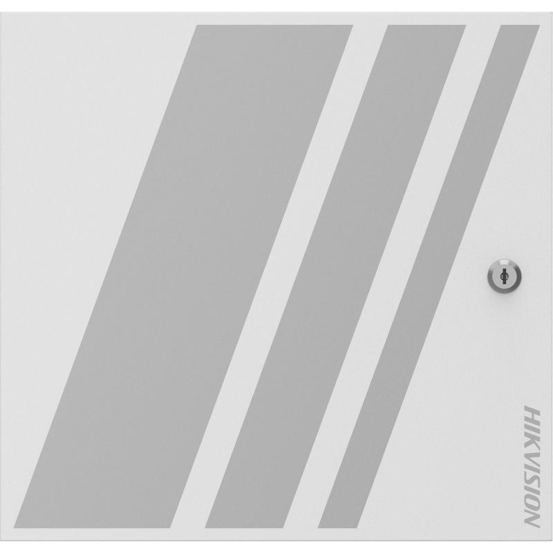 Centrala control acces Hikvision DS-K2624X, pentru 4 usi bidirectionale(8 citittoare); Capacitate de stocare: 100,000 cartele si 300,000 evenimente; Comunicare: TCP/IP si RS-485; Compatibilitate cititoare: 4xWiegand sau 8x RS485; Intrari: 8 alarm input, Door Sensor x 4, Door Switch x 4, Fire Alarm