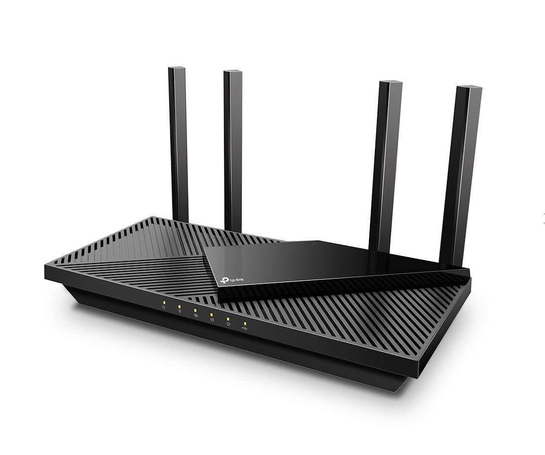 TP-Link Wireless Router, ARCHER AX55 ;WI-FI 6 ,dual band AX3000 5 GHz: 2402 Mbps (802.11ax), 2.4 GHz: 574 Mbps(802.11ax), Standard and Protocol: IEEE 802.11ax/ac/n/a 5 GHz, IEEE 802.11ax/n/b/g 2.4 GHz4 x Antene Externe fixe, 1× Port WAN/LAN Gigabit, 4× Porturi LAN Gigabit, 1× Port USB 3.0. - imagine 2