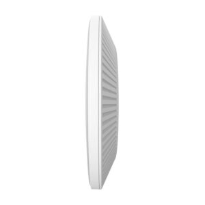 Alternative view of "Omada  BE9300 Ceiling Mount Tri-Band Wi-Fi 7 Access Point PORT: 1×2.5G RJ45 Port SPEED:574Mbps at  2.4 GHz + 2880 Mbps at 5 GHz+ 5760 Mbps at 6 GHz FEATURE: 802.3at POE+ and 12V DC (Power Adapter is not included), 4×Internal Antennas, MU-MIMO, 320MHz Supported, Seamless Roaming, Band Steering