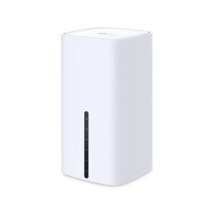 Alternative view of 5G AX3600 Wireless Dual-Band 2.5 Gig Router 1 × 2.5 Gbps WAN/LAN Port 2 × 10/100/1000 Mbps LAN Ports 1 × Nano SIM Card Slot 2 × External SMA-F Antenna Interface 1148 Mbps at 2.4 GHz