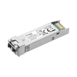 Alternative view of TP-Link SFP MODULE 1000Base-SX MMF Industrial, standard IEEE 802.3z,TCP/IP, fibra 50/125 μm or 62.5/125 μm Multi-mode, data rate 1.25 Gbps