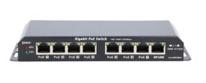 Alternative view of Extralink KRATOS  PoE Switch  7x Gigabit PoE 1x Uplink RJ45 Power Supply 24V 2.5A 60W