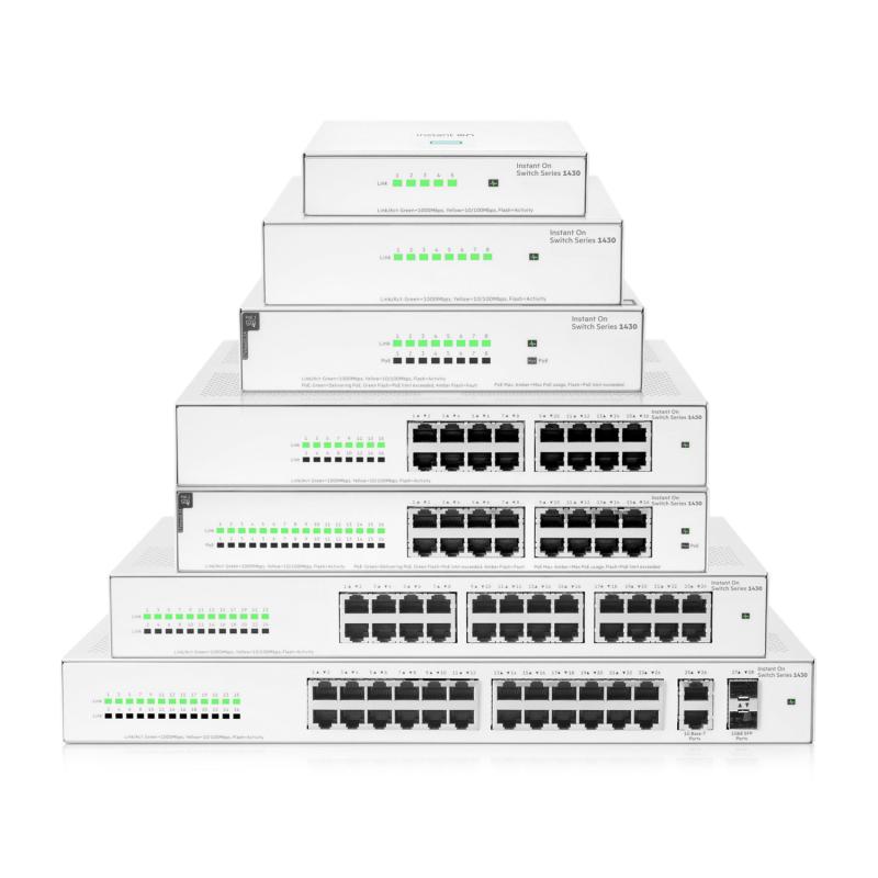 HPE Networking Instant On Switch 8p Gigabit CL4 PoE 64W 1430 - imagine 13