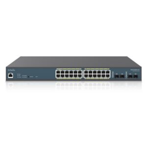 Alternative view of Switch EnGenius Fit Managed / stand-alone 19i 24-port 410W, 24xGbE + 4xSFP L2 185W