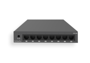 Alternative view of Switch Engenius Unmanaged Desktop 8-port GbE, standard wireless L1, capacitate switch 16 Gbps