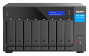 Alternative view of NAS QNAP H874 8-Bay