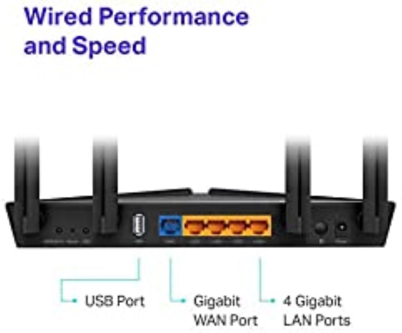 Router wireless TP-LINK Gigabit Archer AX20, Ax1800, WiFI 6, Dual-Band - imagine 5