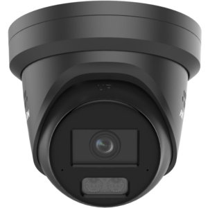 Alternative view of Camera de supraveghere IP Turret 4MP Smart Hybrid Light with ColorVu Hikvision DS-2CD2347G3-LIS2UY/SL(2.8MM)/BK, lentila fixa 2.8mm, iluminare min: Color: 0.0001 Lux @ (F1.0, AGC ON),0 Lux cu IR 30m, microfon incorporat, difuzor incorporat, interfata audio: 1/1, alarma: 1/1, slot card de memorie