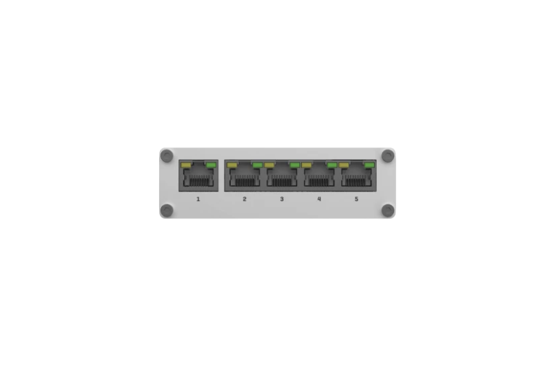 TELTONIKA INDUSTRIAL UNMANAGED L2 5PPORT GIGABIT SWITCH TSW110, Interfata: 5 x ETH ports, 10/100/1000 Mbps, supports auto MDI/MDIX crossover, Standarde retea: 802.3i, 802.3u, 802.3ab, 802.3x, 802.3az, 802.3ad, Latime de banda: 10 Gbps, Carcasa aluminiu, Dimensiuni: 100 x 30 x 85 mm, Greutate: 227g - imagine 5