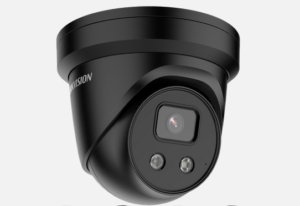 Alternative view of Camera supraveghere Hikvision IP turret DS-2CD2383G2-IU(2.8mm)BLACK, 8MP, culoare neagra, Acusens - filtrarea alarmelor false dupa corpul uman si masini, microfon audio incorporat, senzor 1/2.8" Progressive Scan CMOS, rezolutie 3840 × 2160@20fps, iluminare Color: 0.005 Lux @ (F1.6, AGC ON), B/W: 0