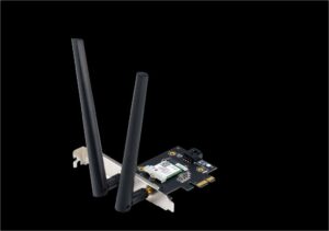 Alternative view of ASUS PCE-AX1800 Wifi AX1800 Bluetooth 5.2 PCIe adapter