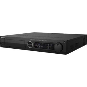 Alternative view of DVR IDS-7332HQHI-M4/S 32 canale IDS-7332HQHI-M4/S, Turbo HD, H.265 Pro+/H.265 Pro/H.265/H.264+/H.264 video compression, BNC interface (1.0 Vp-p, 75 Ω), pana la 48-ch IP camera inputs Up to 1080p Lite@15 fps encoding capability, HDTVI/AHD/CVI/CVBS/IP video inputs, 4 SATA, dimensiuni: 440 × 399 × 72