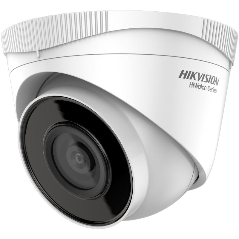 Camera de supraveghere IP Turret 4MP HiWatch HWI-T240HA(2.8MM), lentila fixa: 2.8mm, iluminare: Color: 0.01 Lux @(F2.0, AGC ON), B/W: 0 Lux with IR: 30m, alarma la evenimente: Motion detection (support alarm triggering by specified target types (human and vehicle), video tampering alarm, exception - imagine 2