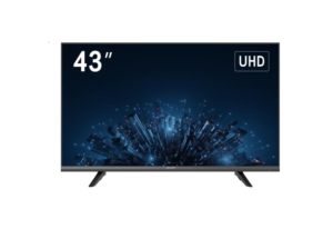 Alternative view of 43 inch UHD 60Hz VA Monitor(EU) Ultra HD 3840 ×2160 @60 Hz. Wide viewing angle: Horizontal 178°, Vertical 178°. Ultra-thin device body with ultra-thin border for 3 sides. Multiple interfaces: VGA, HDMI, USB 2.0 Build-in speaker, Audio 10W*2. Low blue light design for eye care. 3D noise reduction