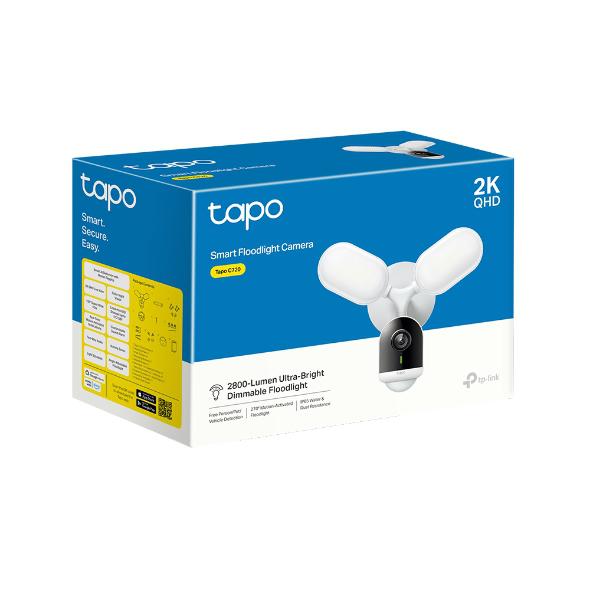 Cameră de supraveghere cu proiectoare TP-LINK TAPO C720, senzor imagine Starlight CMOS cu scanare progresivă 1/3, Apertură: F2.1, 2× proiectoare (Temperatură culoare: 5000K, luminiozitate: 2800 de lumeni), rezolutie maxima 2560 × 1440 px, frame rate 15 fps - imagine 6