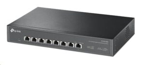 Alternative view of "8-Port 10G Multi-Gigabit Switch PORT: 8× 10G RJ45 Ports SPEC: 1U 13-inch Rack-mountable Steel Case FEATURE: Plug and Play"