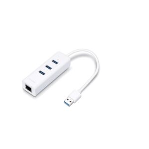 Alternative view of TP-Link USB 3.0 UE330 2 în 1- Adaptor Gigabit Ethernet & 3-Port Hub