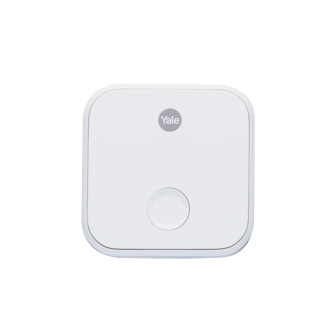 Yale Connect WiFi Bridge pentru incuietoare inteligenta Linus,Utilizare: aplicatia Yale Access (iOS/Android) Versiune Bluetooth: 4.0 (bluetooth smart) Standard WiFi: 2.4 GHz, 802.11 (b/g/n) Dimensiuni: 60 x 60 x 60 mm Culoare: alb Greutate: 87 g - imagine 2