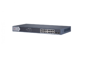 Alternative view of Switch Gigabit DS-3E1518P-SI, L2, 16-Port, PoE