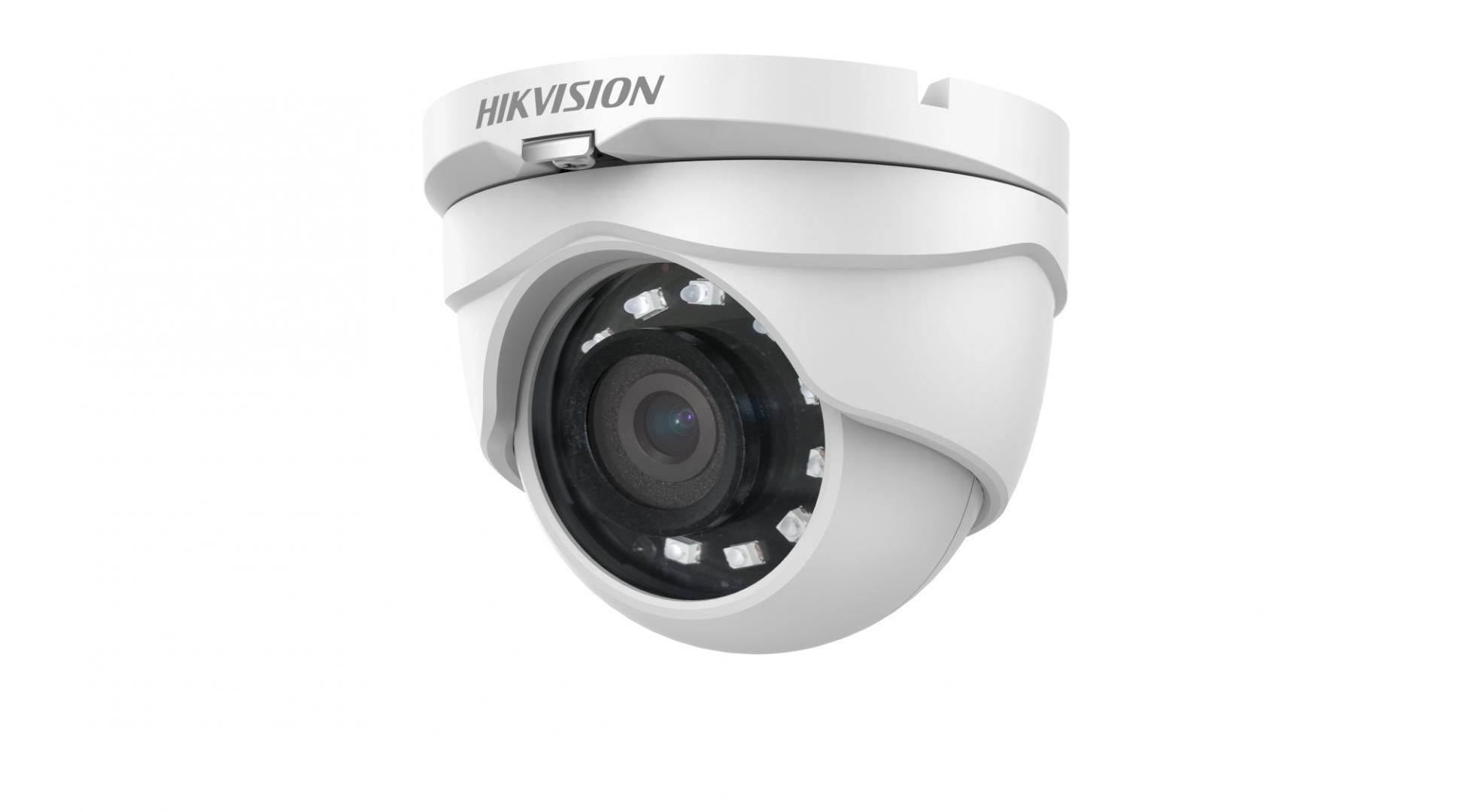 Camera supraveghere Hikvision TURRET 4in1 DS-2CE56D0T-IRMF(3.6mm) (C);HD1080p ,2MP CMOS Sensor, 24 pcs LEDs, 20m IR, Outdoor IREyeball, ICR, 0.1 Lux/F1.2, 12 VDC, Smart IR, DNR, IP66, 3.6mm Lens ,SupportTVI/AHD/CVI/CVBS video signal output - imagine 4