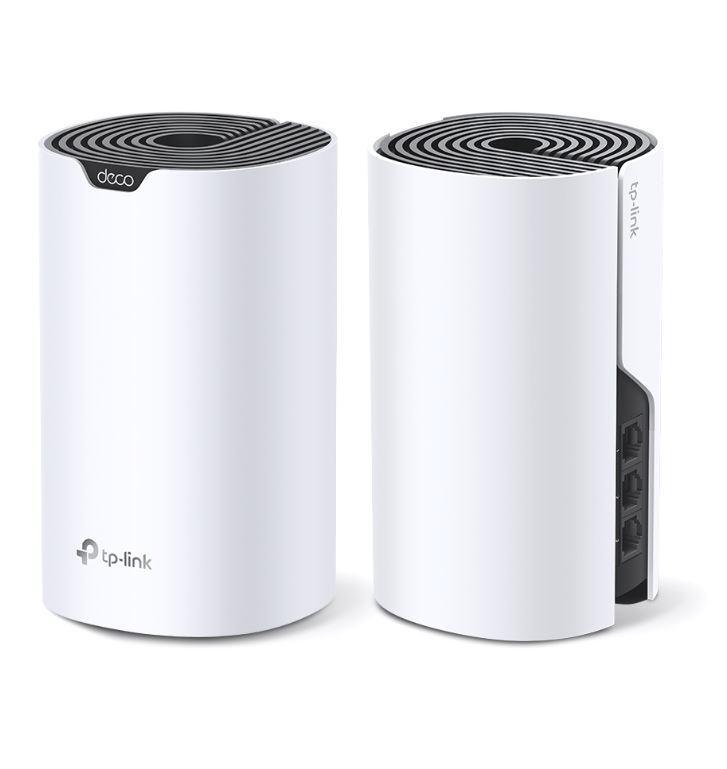 TP-Link Sistem Mesh Wi-Fi pentru întreaga casă AC1900, DECO S7(2- PACK);WI-FI 5, Standarde wireless: IEEE 802.11ac/n/a 5 GHz, IEEE 802.11n/b/g 2.4 GHz, viteza wireless: 5 GHz: 1300 Mbps, 2.4 GHz: 600 Mbps, 3 x antene interne, MU-MIMO, Mod Router, Mod Access Point, interfata: 3 x 10/100/1000. - imagine 3