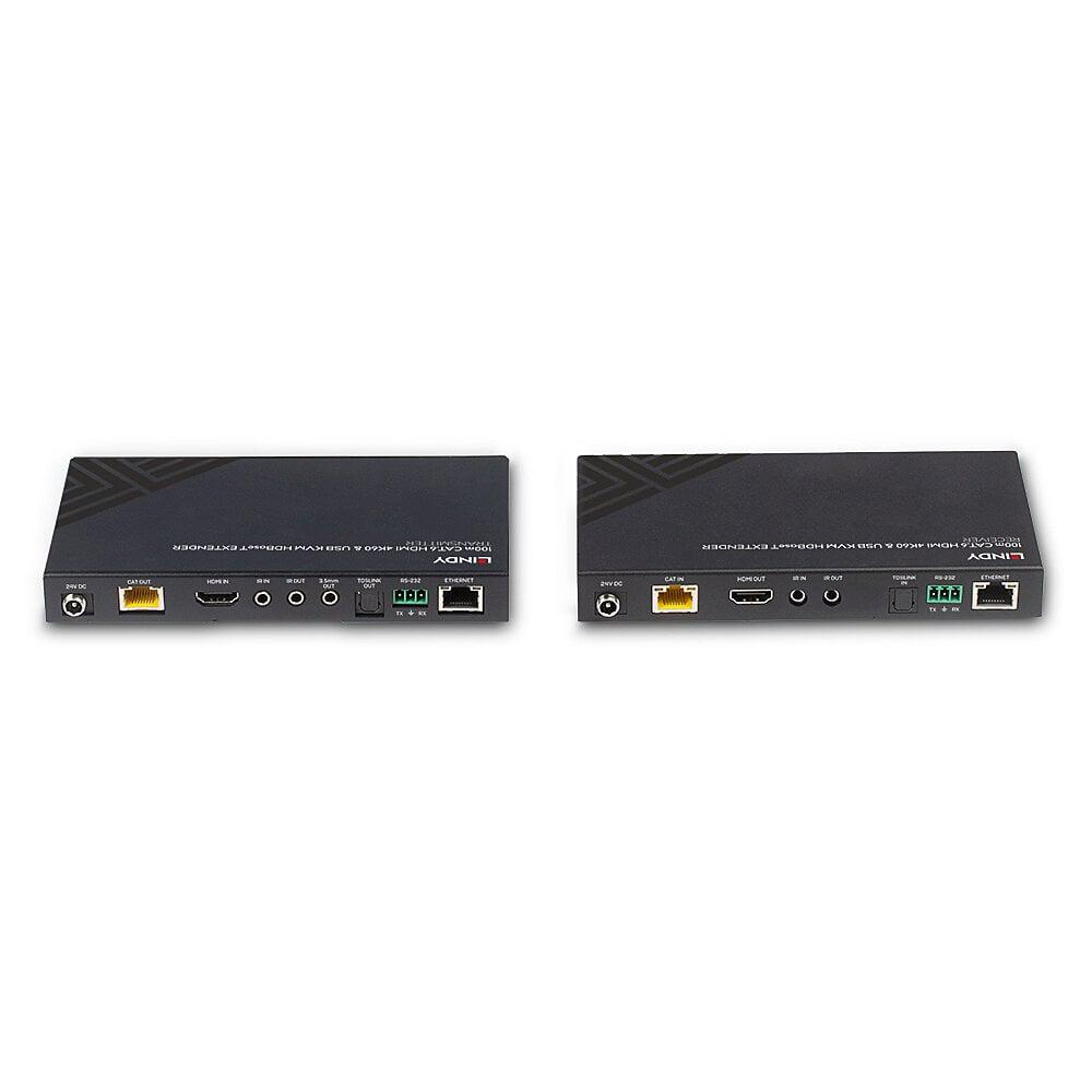 Lindy LY-38343 KVM Extender 100m Cat.6 HDMI 4K60, Audio, IR & RS-232 HDBaseT, USB 2.0 - imagine 7