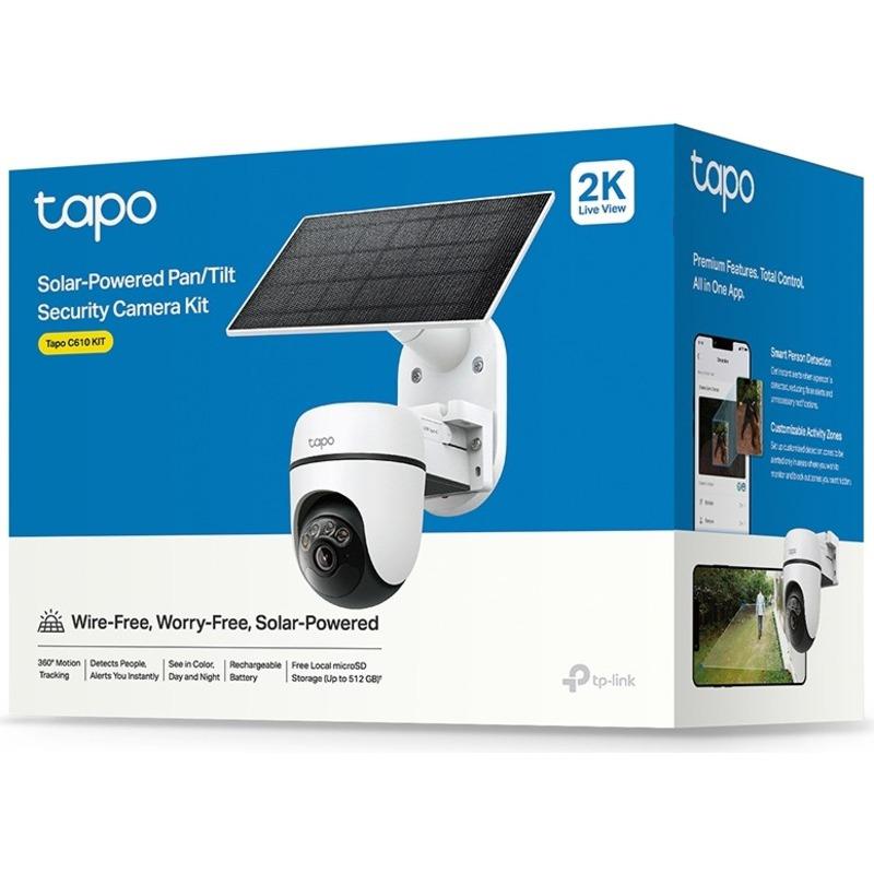 Solar-Powered Pan/Tilt Security Camera Kit SPEC:2K 3MP(2304×1296), 2.4 GHz, 6700mAh rechargeable lithium-ion battery, Solar panel (5.2V, 2.5W) FEATURE: Pan/Tilt, Non-Stop Power, Smart Detection and Notifications (motion, people), Color Night Vision, Sound and Light Alarm, Remote Control, Two-Way - imagine 6