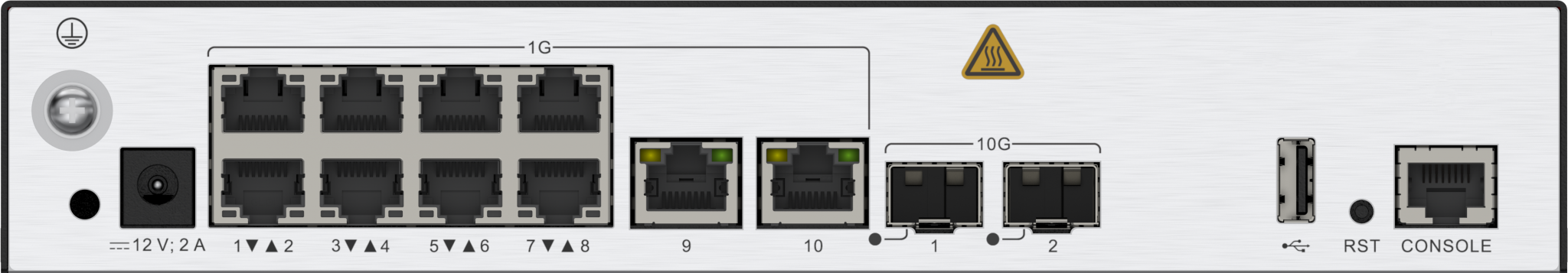 ACCESS CONTROLLER AC6508 MAINFRAME 10P GB, 2P 10GB SFP+, ADAPTOR AC/DC - imagine 7