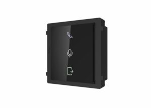 Alternative view of Modul indicator de stare videointerfon modular Hikvision DS-KD-IN;indica starea videointerfonului: apelare, deschidere usa; comunicareaudio bidirectionala; Dimensiuni: 98.5 mm × 100 mm × 33.7 mm; protectie:IP65; Temperatura de functionare: -40°C to +60°C;
