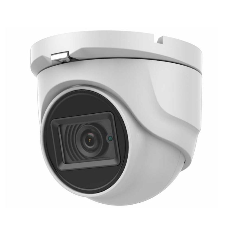 Camera de supraveghere Hikvision TurboHD Turret, DS-2CE76U1T-ITMF (2.8mm); 8.3MP; Fixed lens: 2.8mm; 8.29 MP high performance CMOS; PAL/NTSC; 0.01 Lux@(F1.2, AGC ON), 0 Lux with IR; PAL: 1/12.5 s to 1/50,000 s NTSC: 1/15 s to 1/50,000s; Pan: 0o to 360o, Tilt:0o to 180o, Rotate: 0o to 360o; 1x HD - imagine 2