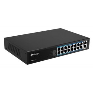 Alternative view of POE Switch Milesight 16 Porturi POE MS-S0216-GL