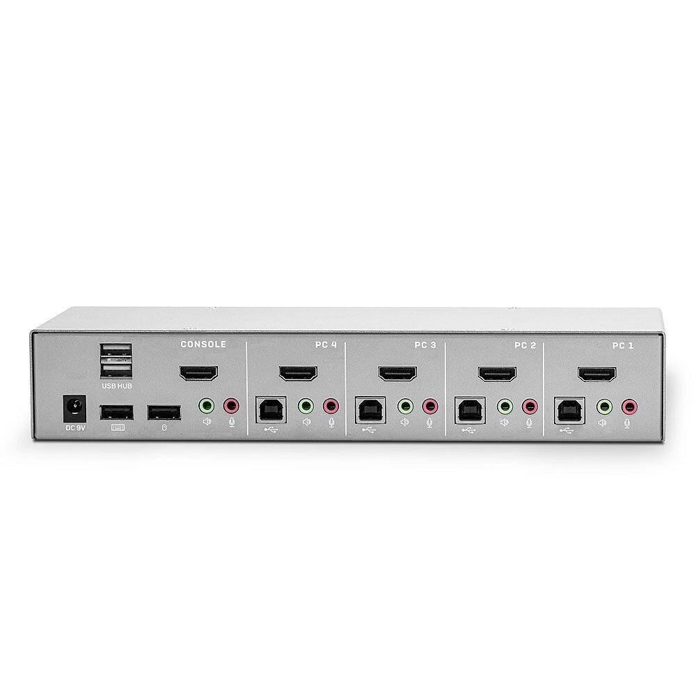 Lindy LY-39308 KVM Switch 4 Port HDMI 3840x2160@60Hz, USB 2.0 - imagine 4