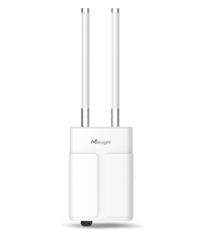 Alternative view of LORAWAN GATEWAY MILESIGHT IP67 Rating 64-bit Quad-Core Processor New SX1302 LoRa Chip Built-in Supercapacitor Multiple Backhaul Connectivities Embedded Network Server Compatible with Multiple Network Servers Global LoRaWAN® Frequency Plans