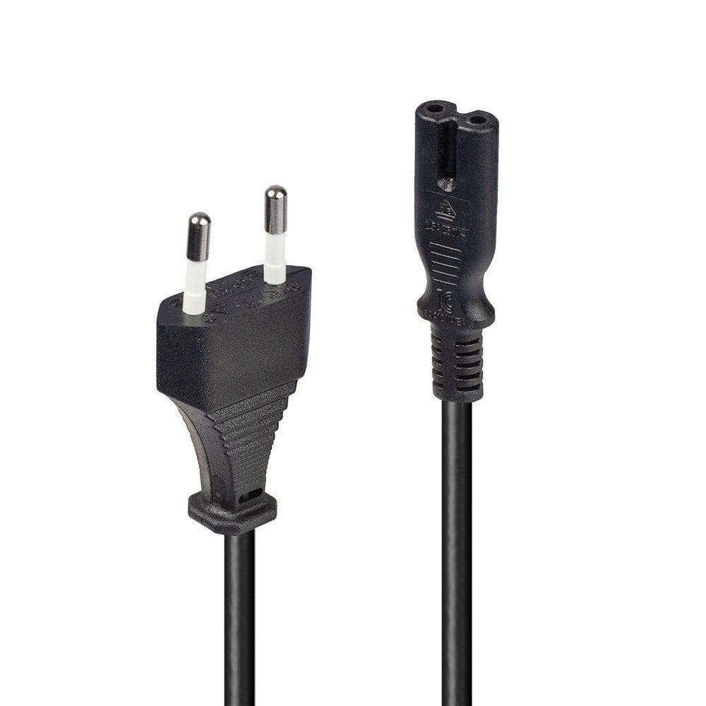 Cablu alimentare Lindy Euro C8 - IEC C7, 5m, negru Description Connector A: Euro Mains Plug Connector B: IEC C7 Cable type: H03-VV-H2F 2 x 0.75mm² Colour: Black https://www.lindy-international.com/Mains-Cable-with-Euro-Connector- 5m.htm?websale8=ld0101.ld021102&pi=30423&ci=80 - imagine 7