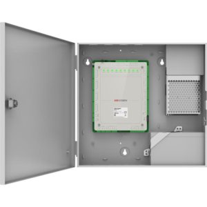 Alternative view of Centrala control acces Hikvision DS-K2621X, pentru 1 usa bidirectionale (2 citittoare); Capacitate de stocare: 100,000 cartele si 300,000 evenimente; Comunicare: TCP/IP si RS-485; Compatibilitate cititoare: 2x Wiegand sau 2x RS485; Intrari: 2 alarm input, Door Sensor x 1, Door Switch x 1, Fire Alarm