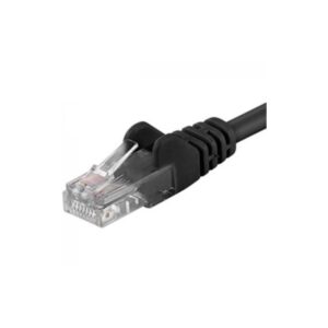 Alternative view of Patchcord UTP RJ45-RJ45 Cat.5e 0.25m negru