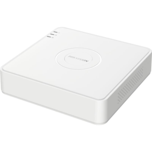Alternative view of DVR Hikvision 8 canale DS-7108HGHI-M1(C), compresie video: H.265 Pro+/H.265 Pro/H.265, HDTVI/AHD/CVI/CVBS/IP video input, pana la 10-ch IP camera input (up to 5 MP), Max. 1200 m for 720p HDTVI, 1x SATA, dimensiuni: 200 × 200 × 45 mm, greutate: 1kg.