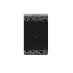 Alternative view of Cititor card Hikvision pentru inrolarea cardurilor in soft, DS-K1F100- D8E; Frecventa citire: 13.56MHz si 125KHz; Standard IC Card, and ID (EM) Card; USB 2.0; Driver Free; 200mA; Dimensiuni: 117mm × 67.5mm × 14.3mm;