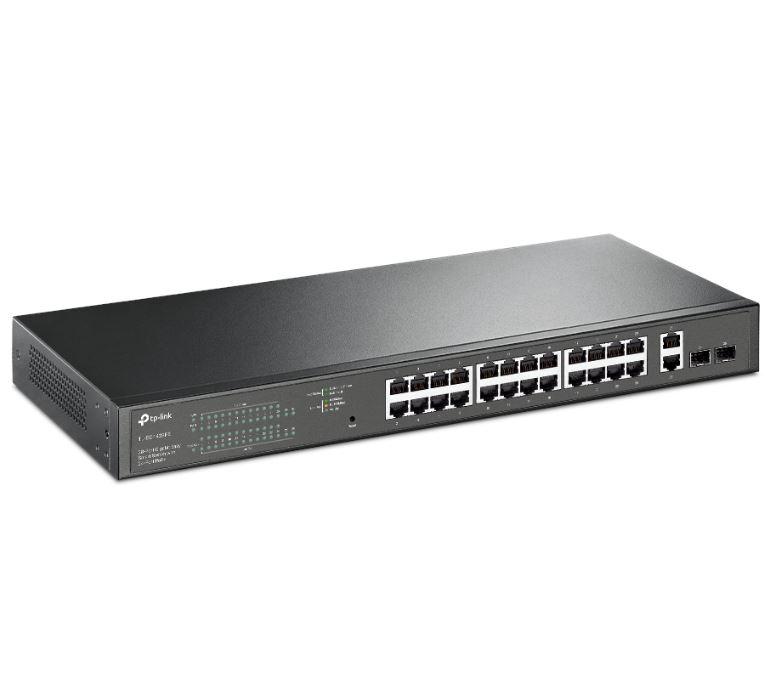 "28-Port Gigabit Easy Smart Switch with 24-Port PoE+ PORT: 24× Gigabit PoE+ Ports, 2× Gigabit Non-PoE Ports, 2× Gigabit SFP Slots SPEC: 802.3at/af, 250 W PoE Power, 1U 19-inch Rack-mountable Steel Case FEATURE: PoE Auto Recovery, MTU/Port/Tag-based VLAN, QoS, IGMP Snooping, Web/Utility Management - imagine 5