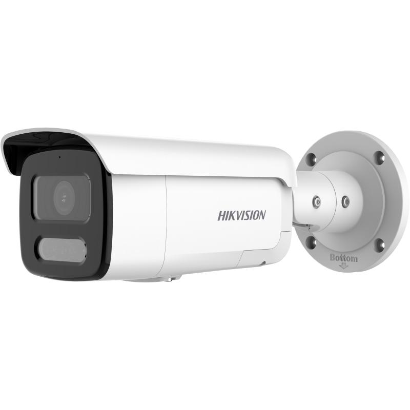 Camera de supraveghere IP Bullet 8MP Hikvision DS-2CD2T87G2H- LISU/SL(2.8MM)(EF), lentila fixa 2.8mm, iluminare min: Color: 0.0005 Lux @ (F1.0, AGC ON), 0 Lux cu lumina alba: 60m, IR 60m, microfon incorporat, difuzor incorporat, interfata audio: 1/1, alarma: 1/1, slot card de memorie - imagine 2