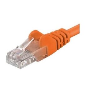 Alternative view of Patchcord UTP RJ45-RJ45 Cat.5e 0.25m portocaliu, UTP-5E-0.25-O, pachcord din cupru