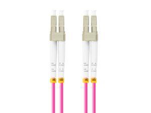 Alternative view of Patch cord fibră MM LC/UPC-LC/UPC duplex 5 m LSZH OM4 50/125 3,0 mm violet