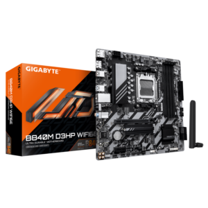 Placa de baza Gigabyte B840M D3HP WIFI6E, Socket AM5, DDR5, Micro-ATX