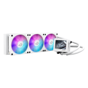 Cooler Procesor ASUS ROG RYUJIN III 360 ARGB EXTREME ALB, marime radiator 399.5mm, 3 ventilatoare ARGB, Viteza ventilatoare 2800 RPM +/- 10%, Viteza pompa: 5100 +/- 10%, Suport AMD: AM4, AM5, suport INTEL: LGA 115x/1200/1700/1851, Airflow: 89.73 CFM, Nivel de zgomot ventilator: 36dBA
