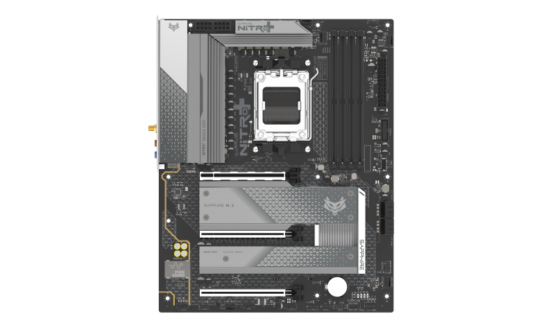 Placa de baza Sapphire NITRO+ B850A WIFI 7, Socket AM5, DDR5, Micro-ATX