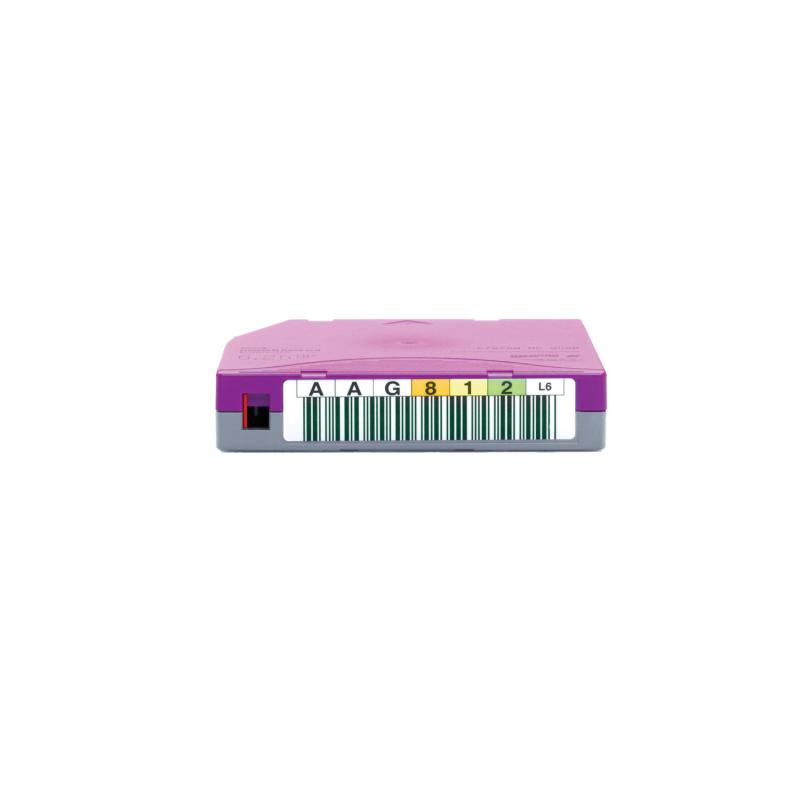 HPE LTO-6 Ultrium 6.25TB WORM Custom Labeled 20 Data Cartridges with Cases