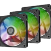 Ventilator Carcasa GENESIS Oxal 120 ARGB, 12 cm, 1450 RPM, 3 ventilatoare, RGB